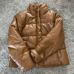 Brown GAP puffer jacket